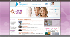Desktop Screenshot of cadredesante.com