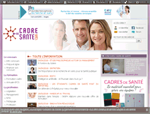 Tablet Screenshot of cadredesante.com